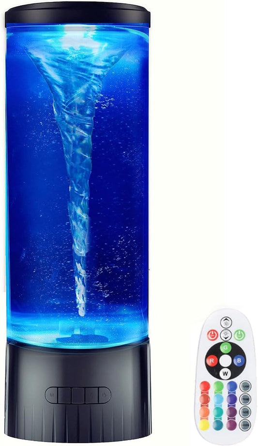 Large Sensory Twister Hurricane Light Water Vortex Popular for Home Room Office Decoration Holiday Birthday Party Christmas Gifts for Her Him Kids Teen Men Women